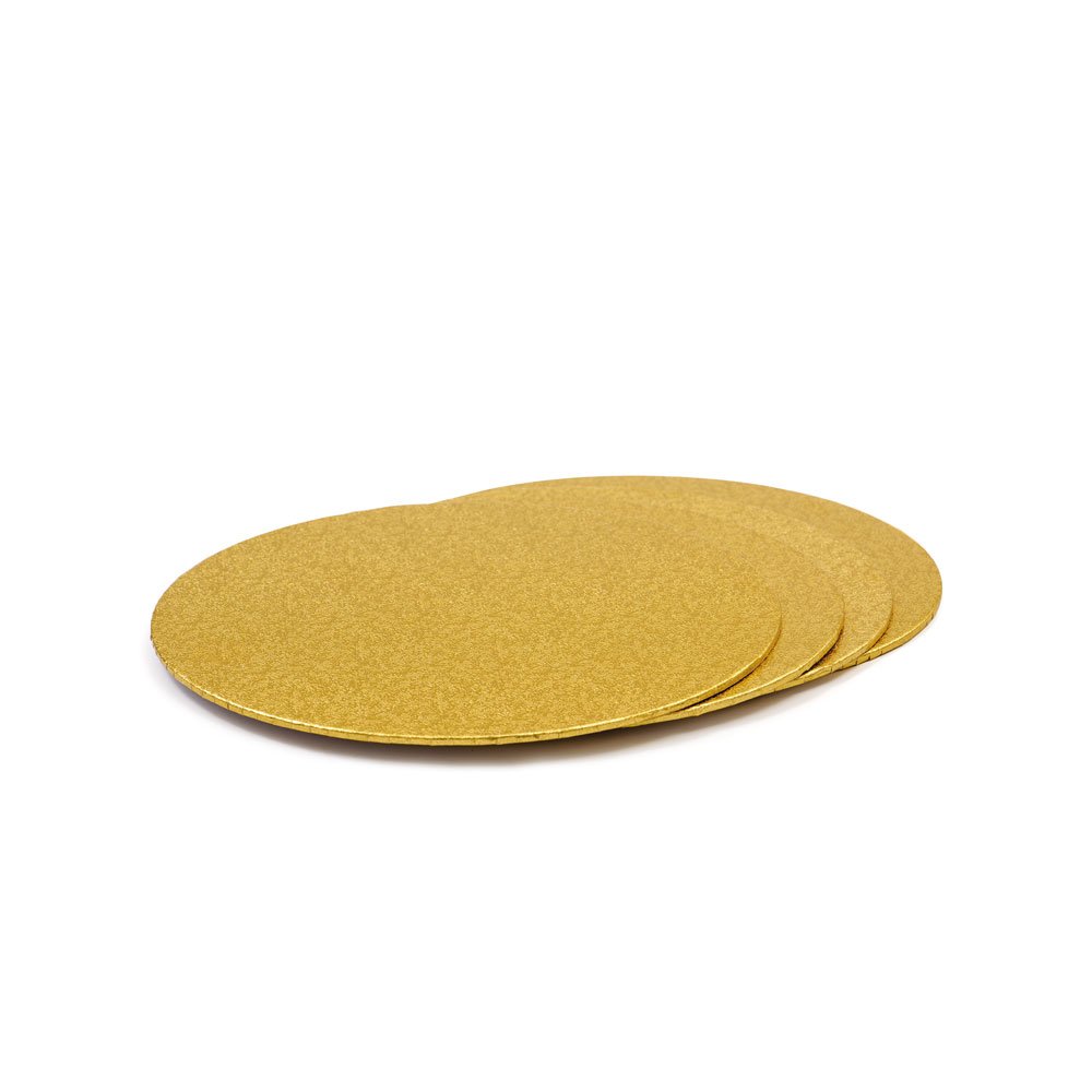 Gold - FunCakes Cake Board Round 25 cm 25 cm, Gold 